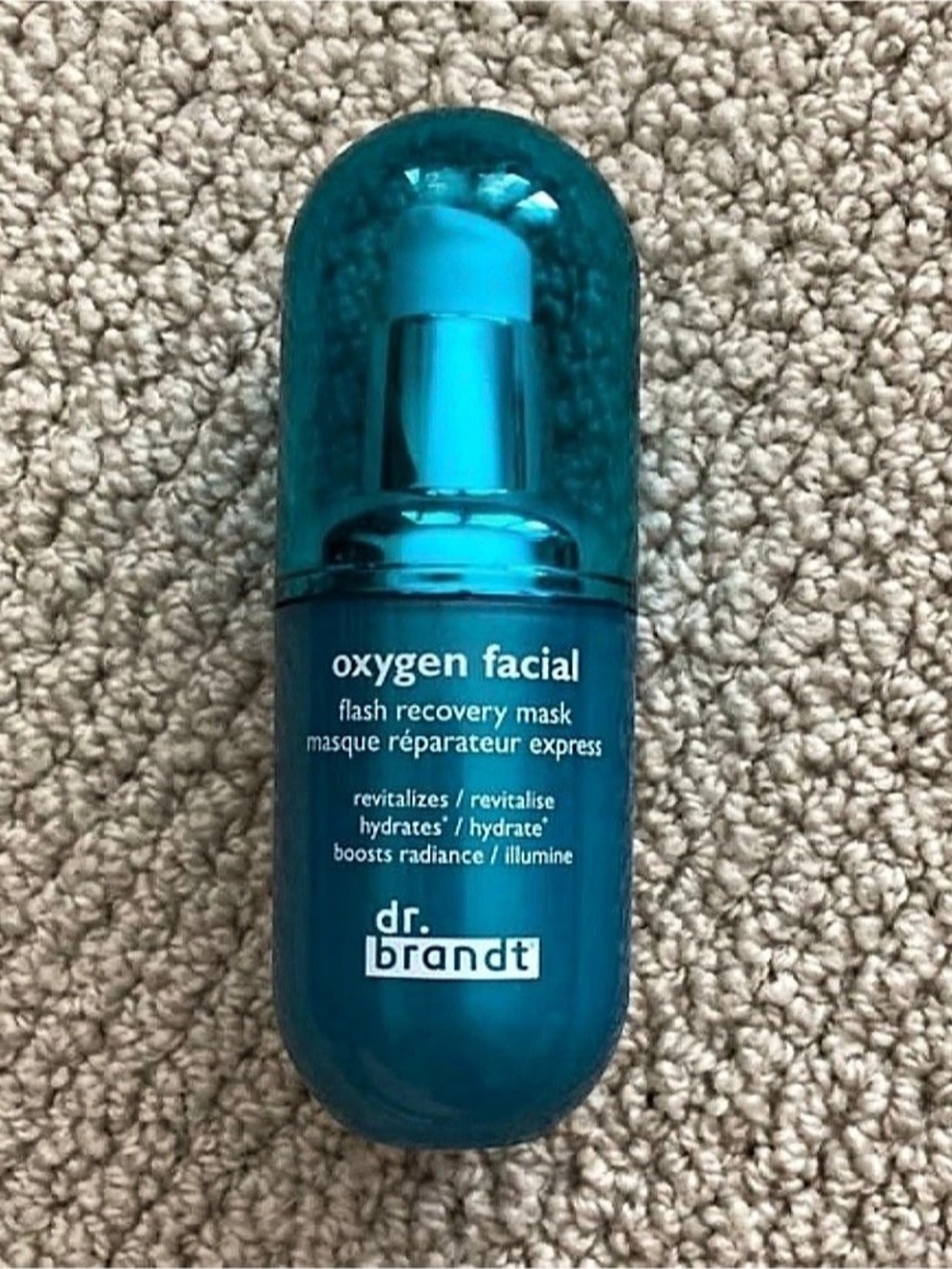 Dr. Brandt Oxygen Facial Flash Recovery Mask Radiance Full Size 1.4 oz Like New